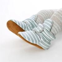 Botines De Primer Pasos Para Bebés Niños Y Niñas Con Estampado De Rayas Algodón Cómodo Antideslizante Calientes Para Recién Nacidos - details 5