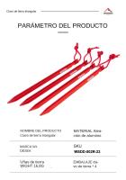 Widesea 4pc/set Palos De Tenda Para Suelo De Nieve Dura Accesorios De Exterior Equipamiento De Refugio Suministros Para Senderismo Turista - details 1