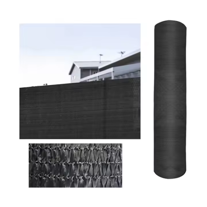 Suinga Malla Sombreo Ocultación Negra 2x100m 70% - Protección Solar para Exteriores - 1