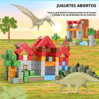 Juego De Construcción Magnético 102 Piezas Set De Bloques De Construcción Magnéticos Montessori Juguetes De Pila Mágica Regalo De Navidad Para Niños - details 5