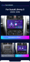 Junsun Radio Coche para Suzuki Jimny 3 2005 2006 2007 2008 2009 2010- 2019 Inalámbrico CarPlay Android Auto AI Voice 2 din Pantalla Coche Android Auto Multimedia Navegación GPS Auto radio - details 2
