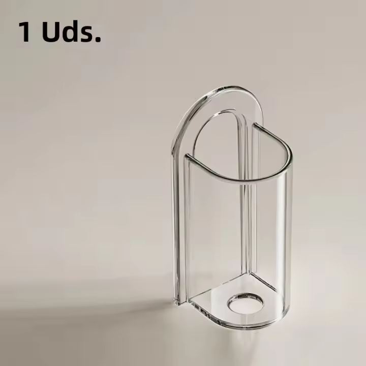 Soporte Para Cepillo De Dientes Eléctrico Adhesivo Para Baño Montaje En La Pared Sin Perforar Organizador De Cepillos De Dientes Material Plástico - 1