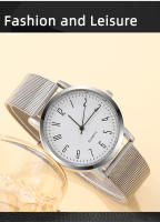 Reloj De Pulsera De Cuarzo Para Hombre Estilo Simple Y Casual Ultra Delgado De Acero Inoxidable Con Calendario Y Mostrador Sin Números Reloj De Lujo Negocio Silvery - details 3