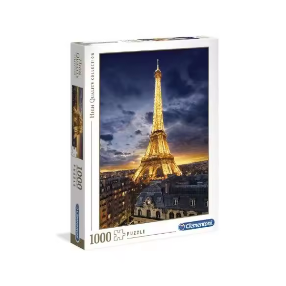 PUZZLE 1000-PIEZAS TORRE EIFFEL CLEMENTONI - 1