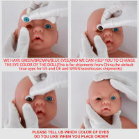Muñeca Bebé Realista De Silicona IVITA WG1512 De 36cm Con 3 Colores De Ojos Vestido Para Niñas Edad Recomendada 14+ Años - details 10