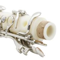 Clarinetes SLADE Bb Blanco Profesionales Con 17 Teclas Madera Bakelite Instrumento De Viento Tenor Con Caja Y Accesorios - details 3