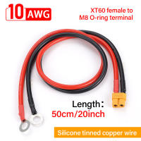 XT60 Hembra a Terminal De Anillo O-Ring M8 50Cm Alambre De Cobre Enrosqueado De Silicona Para Automóvil Barco Hogar Batería Solar - details 1
