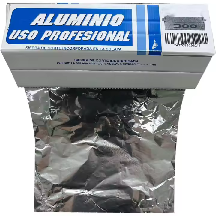 Papel de Aluminio Profesional 30 cm Catering Cocina, Peluquería (2 UND), ROYAL PACK - 1