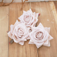 5PCS Rosas Artificiales De Seda 10CM Para Decoración De Boda Casamiento Navidad Álbumes De Fotos Wreath DIY Accesorios De Hogar - details 4