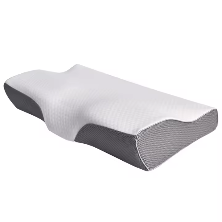 Almohada De Cuello Slow Rebound Memoria De Algodón Para Prevenir El Ronquido Y Promover Un Sueño Profundo Sin Dolor En El Cuello - 1