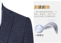 Traje De Novio 2025 Para Hombre Con Chaleco Y Pantalones Talla Regular Estilo Casual Formal Cuadros Moda Negocios Vestimenta Para Bodas Y Trabajo - details 9