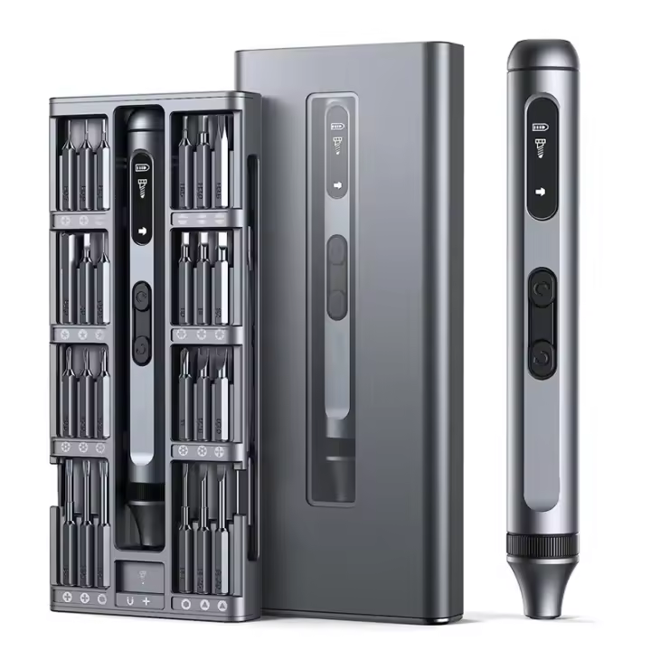 Juego De Destornilladores Eléctricos 51 En 1 Recargable Por Tipo-C Con Bits Magnéticos De Precisión Para Reparación De Teléfonos Móviles - 1