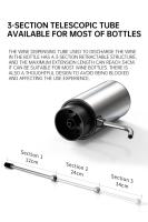 Aerador Y Dispensador De Vino Inteligente Y Eléctrico Recargable Tipo-C Herramientas De Bar Eco-amigable Sin Químicos Peligrosos - details 10
