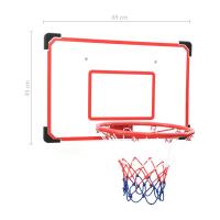 vidaXL Set de canasta de baloncesto de pared cinco piezas - details 7