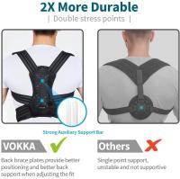 Corrector De Postura Ajustable Transpirable Soporte Para Espalda Y Columna Lumbar Alivia El Dolor Previene La Formación De Hombros De Terciopelo - details 1