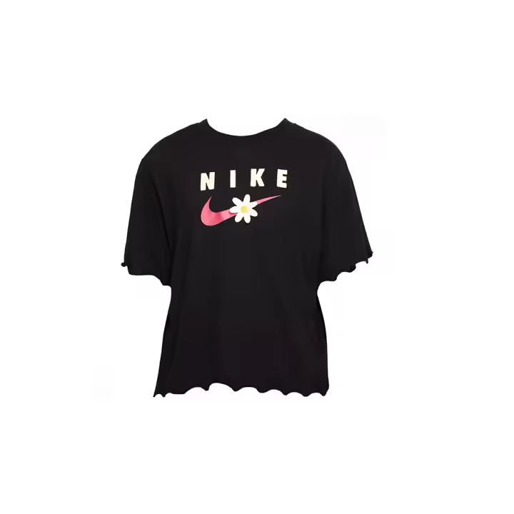 Camiseta NIKE G NSW TEE ENERGY BOXY FRILLY DO1351 010 Negro - 1