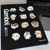 70pcs Pegatinas De Perro Lindo Y Divertido Dibujos Animados Manualmente Decoración Para Teléfono Móvil Y Portátil - details 2