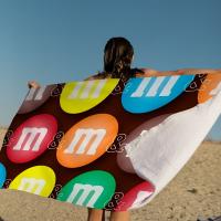 Toalla De Playa Y Baño Anime M&M Snacks Para Niños Absorbente Y Suave Para Viajes Camping Gimnasio Tamaño 30x30 Cm 30x60 Cm 76x182 Cm 50x100 Cm - details 9