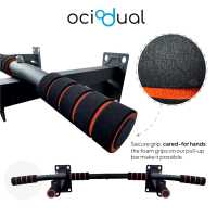 Ociodual Barra Dominadas, Gimnasio en Casa, Barra Dominadas Pared, Anclaje con Tornillos, Ejercicio en Casa, Hogar Trx Calistenia, Gym en Casa, Barra de Dominadas de Pared, Pull Up Bar - details 2