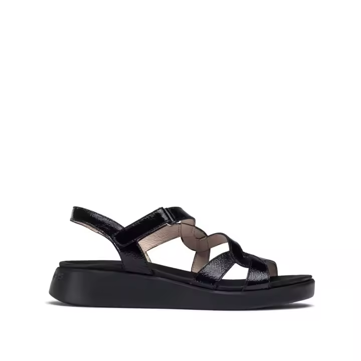 WONDERS  SANDALIA PIEL NEGRO - 1