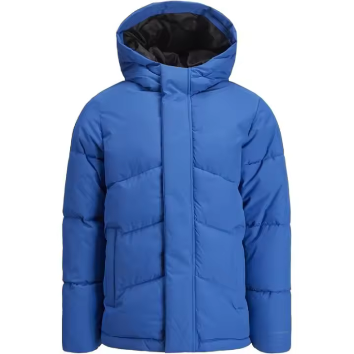 Jack&Jones - Chaqueta para Niño - Azul Brillante - Acolchada con Capucha y Cremallera - 1