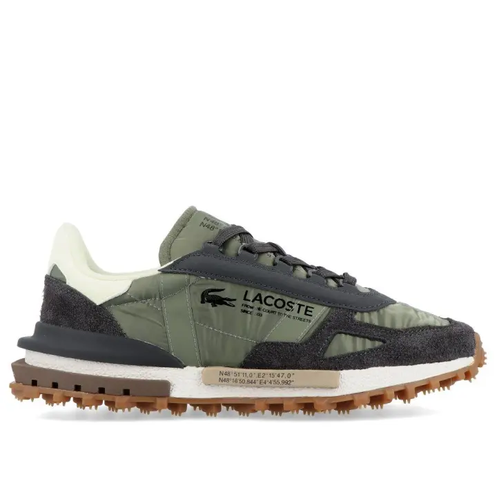 Zapatillas Verde Khaki Lacoste Elite Active - 1