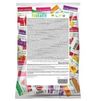 PIRULETAS ORGANICAS sabor frutas 8 sabores 100 uds - 1