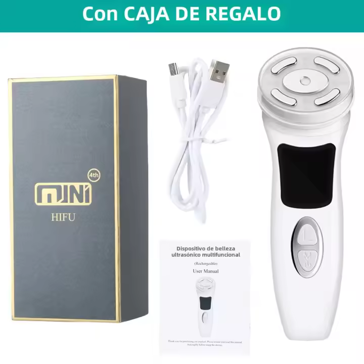 Máquina Facial de ultrasonido 4 en 1, eliminación de Arrugas, masajeador Facial de radiofrecuencia, de cuidado device - 1