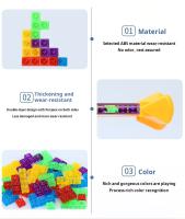 Juego De Rompecabezas Tetris Mutado Bloques De Construcción Inteligentes Tablero De Juego Educativo Para Niños Regalo De Día Del Niño - details 7