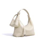 Bolso De Hombro Para Mujer De Cuero Genuino Diseñador Lujo Cowhide Nueva 2025 Bolso Cruzado De Underarm Bolso Baguette Zipper Versátil - details 23