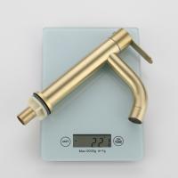 Grifo De Baño De Acero Inoxidable Dorado Pulido Montado En Pared Monohole Accesorios De Baño Monoflejo Para Lavabo Sin Agua Caliente - details 5
