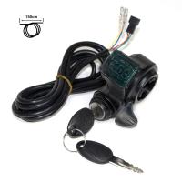 Acelerador de Pulgar Con Pantalla LED de Voltimetro y Llave, interruptor de encendido Para Patinete Eléctrico Ice Q5 Evolution y Bicicleta Eléctrica - details 0