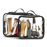 Bolsa De Maquillaje Transparente Y Impermeable Para Viajes Organizador De Cosméticos Grande Para Mujeres Estuche De Belleza Portátil - details 1