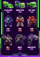Figura De Acción Mini BLOKEES Transformador Defender Versión 2 Bloques De Construcción Caja Sorpresa Starscream Bumblebee 5.5cm Para Niños - details 26