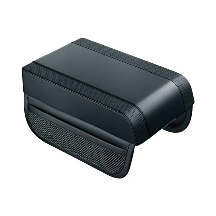Almohadilla De Reposabrazos De Coche En Espuma De Memoria Funda De Cuero Accesorios De Soporte Para El Coche - 1