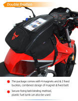 Bolsa Impermeable Para Motocicleta Motocentric Magnética Portátil Con Navegación Universal Bolsa De Tanque De Combustible Para Motocicleta Material De Nylon Oxford Y 1200D - details 5