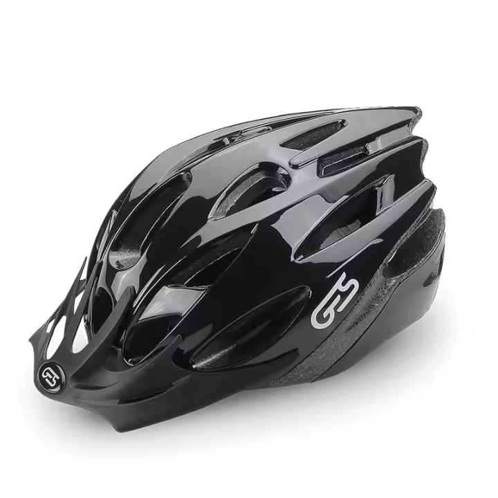 Casco Ciclismo Montaña y Carretera Rocket Ges Negro T/L con Visera - 1