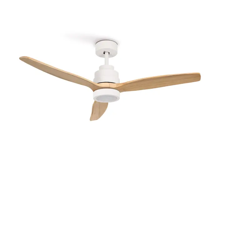CREATE - Ventilador de Techo 40W Silencioso Ø132 cm, 6 velocidades, Función invierno/verano - Motor Blanco - WIND STYLANCE - 1