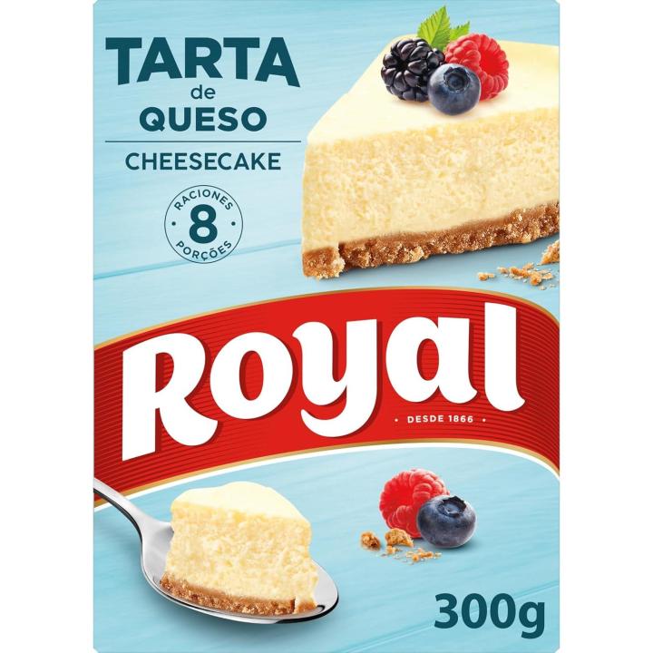 Royal Tarta de Queso Sin Horno 8 Raciones, Pack 300 gr