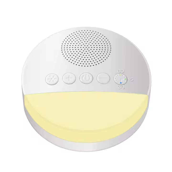 Máquina De Ruido Blanco Portátil Para Bebé Con Despertador Timer Recargable Juguete De Sueño Con Luz Nocturna Para Ayudar a Dormir - 1