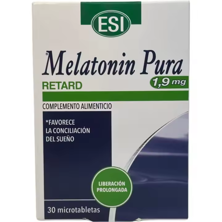 Melatonin pura Retard (Melatonina) 1,9 mg (30 Comprimidos) de ESI - 1