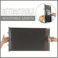 Cortina De Sol Retráctil Para Coche 1pc Cortinas De Ventana Lateral Para Bloquear El Sol Y La Calor Material Plástico Delgado - details 3