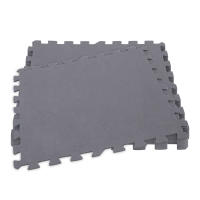 Protector suelo Intex para piscinas 50x50x0,5cm 8 piezas Color Gris - details 2