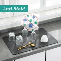 Alfombra De Cocina Grande Absorbente Y Antideslizante Para Café Matriz De Drenaje Rápido Y Ecológica Para Baño Y Mesa - details 5