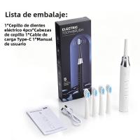 Cepillo De Dientes Eléctrico Con 6 Modos Y 4 Cabezas De Repuesto Ultrasonido Limpieza Oral Recargable USB Impermeable Para Adultos - details 21