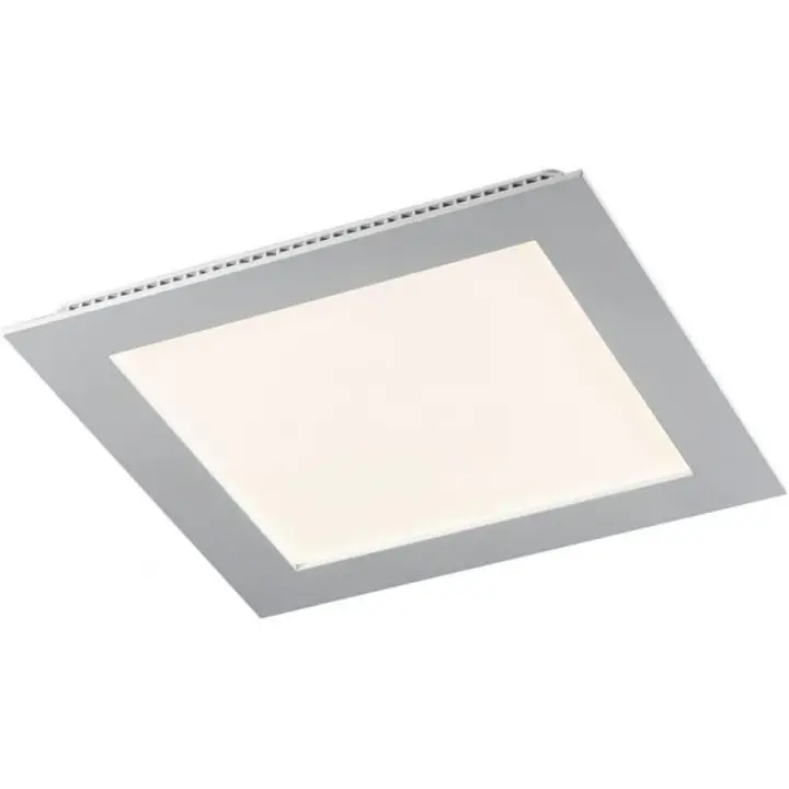 Jandei - Downlight LED 15W Marco Cuadrado Blanco de Empotrar. Ideal para Salón, Dormitorio, Pasillo, Oficina, Driver Incluido. Dimensiones 200x200mm - 1