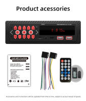 BQCC 1Din MP3 Autoradio Bluetooth FM USB TF AUX Entrada Estéreo Protección Del Poder Recarga De Teléfono Multimedia Para Coche - details 11