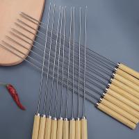 10Pcs Brochetas De Barbacoa De Acero Inoxidable Reutilizables Para Camping Y Picnics Utensilios De BBQ Accesorios De Cocina - details 8