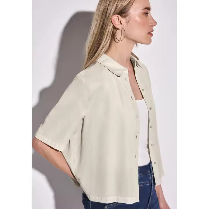Street One Mod. PS345665 - Camisa lyocell lisa con efecto lavado para mujer - 1