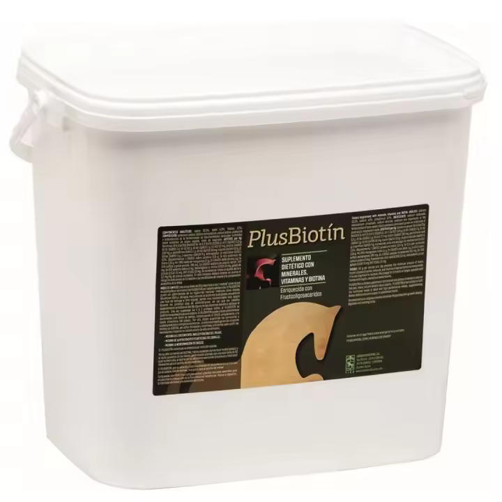 PLUSBIOTIN, mejora de crecimiento, brillo y calidad de pelaje y cascos en caballos de Laboratorios Pino. Varios Formatos - 1